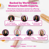 Pink Stork Total Women's Multivitamin — soutien peau et cheveux grâce à la biotine.