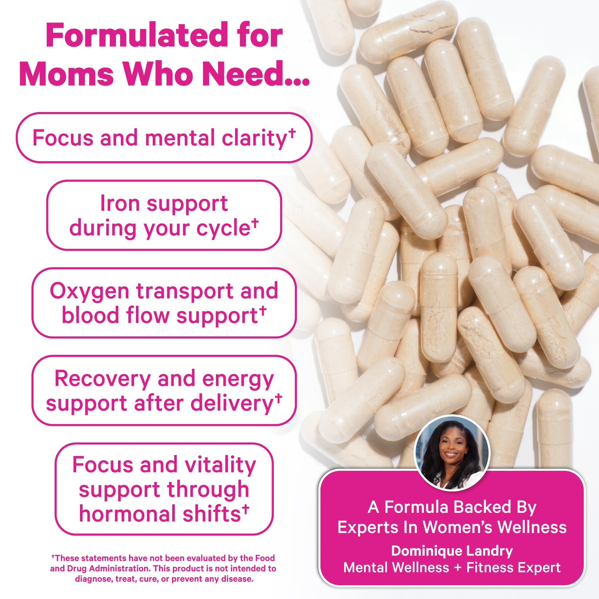 Pink Stork Vitamine C avec fer, gélules, absorption optimale.