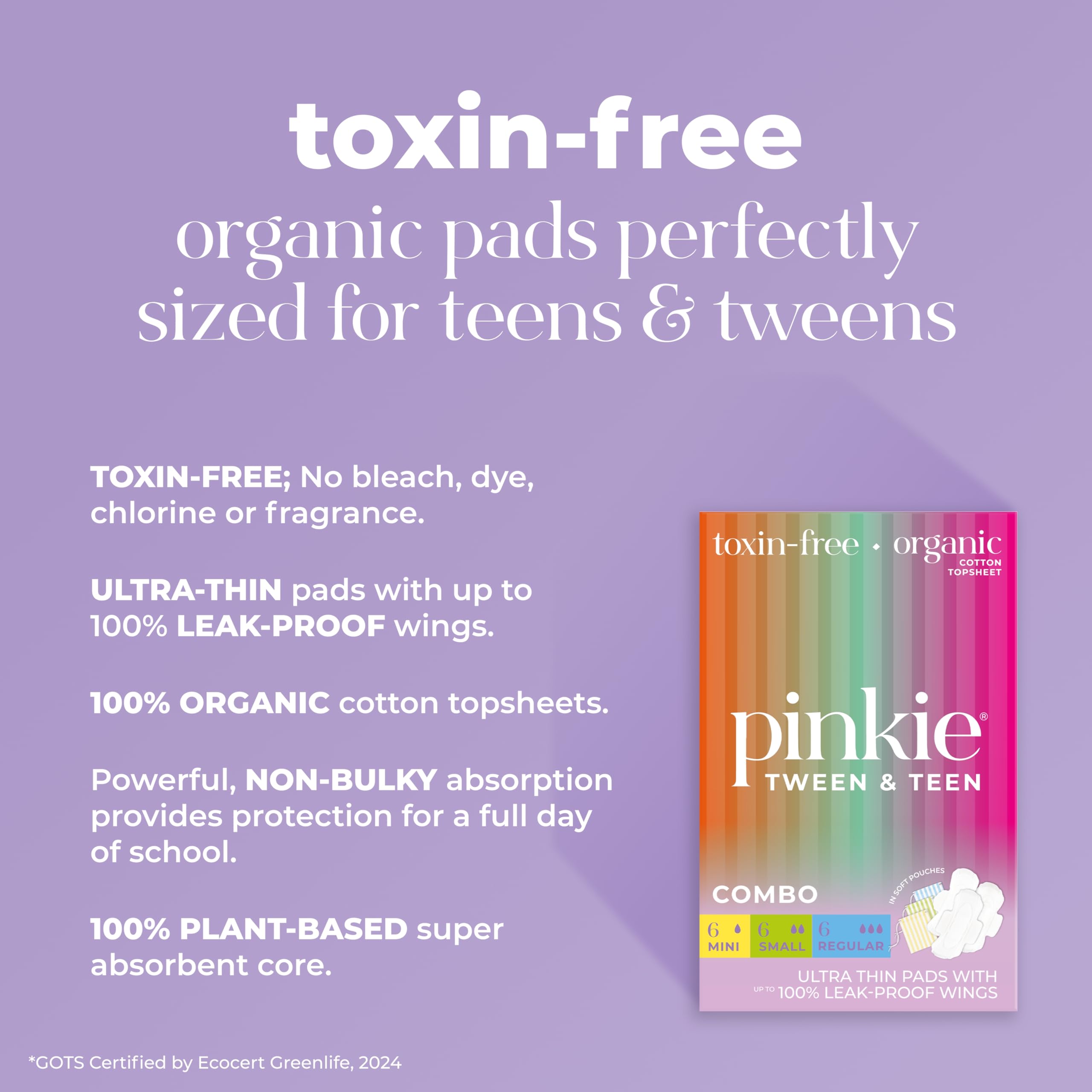 Pinkie dessus coton bio, douceur et confort au quotidien.