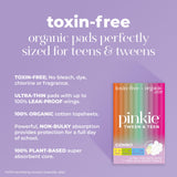 Pinkie dessus coton bio, douceur et confort au quotidien.