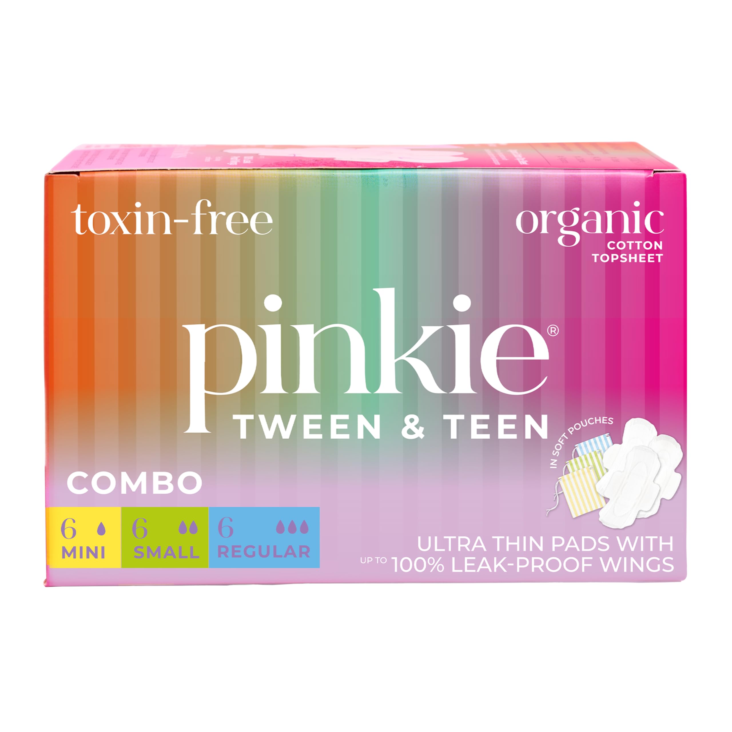 Pinkie ensemble découverte 18 unités, idéal pour tester tailles et coupes.