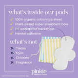 Pinkie sans chlore et parfum, option naturelle et sûre.