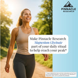Pinnacle Research Magnésium Glycinate - Énergie et cœur: soutient métabolisme et énergie