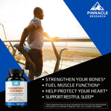 Pinnacle Research Magnésium Glycinate - Muscles et os: soutien fonction musculaire et minéralisation