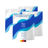 Gummies Piper Biosciences emballage 60 jours, pratique au quotidien avec les repas.