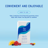 Gommes Piper Biosciences saveur mélange fruits rouges, aspect appétissant