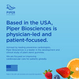 Gommes Piper LDL goût mélange fruits rouges, variété de saveurs pour votre routine nutritionnelle.