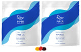 Gommes Piper LDL goût orange, prise quotidienne pratique pour le soutien potentiel du cholestérol.