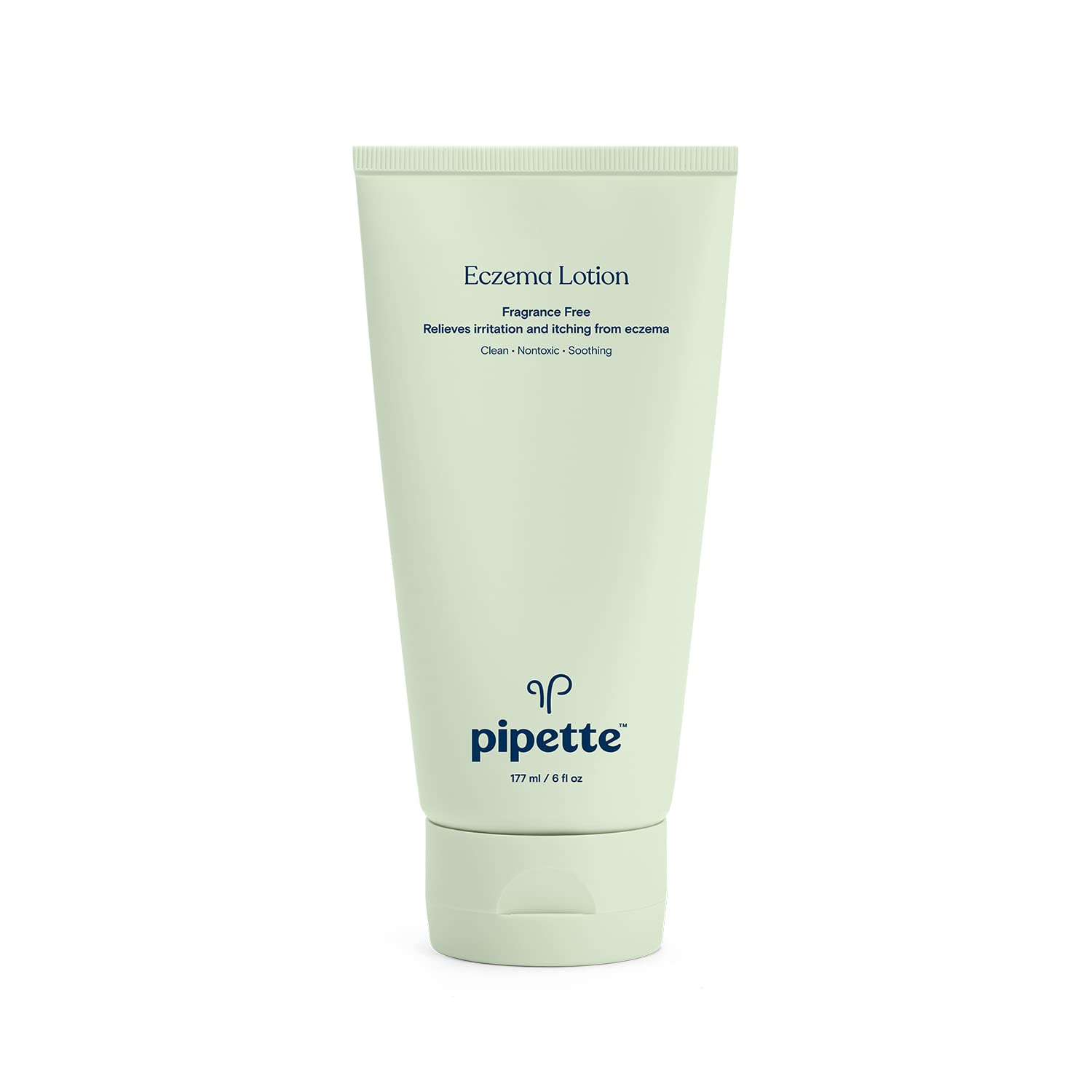 Lotion Eczéma Pipette - Bouteille visible pour apaiser irritations et sécheresse cutanée.