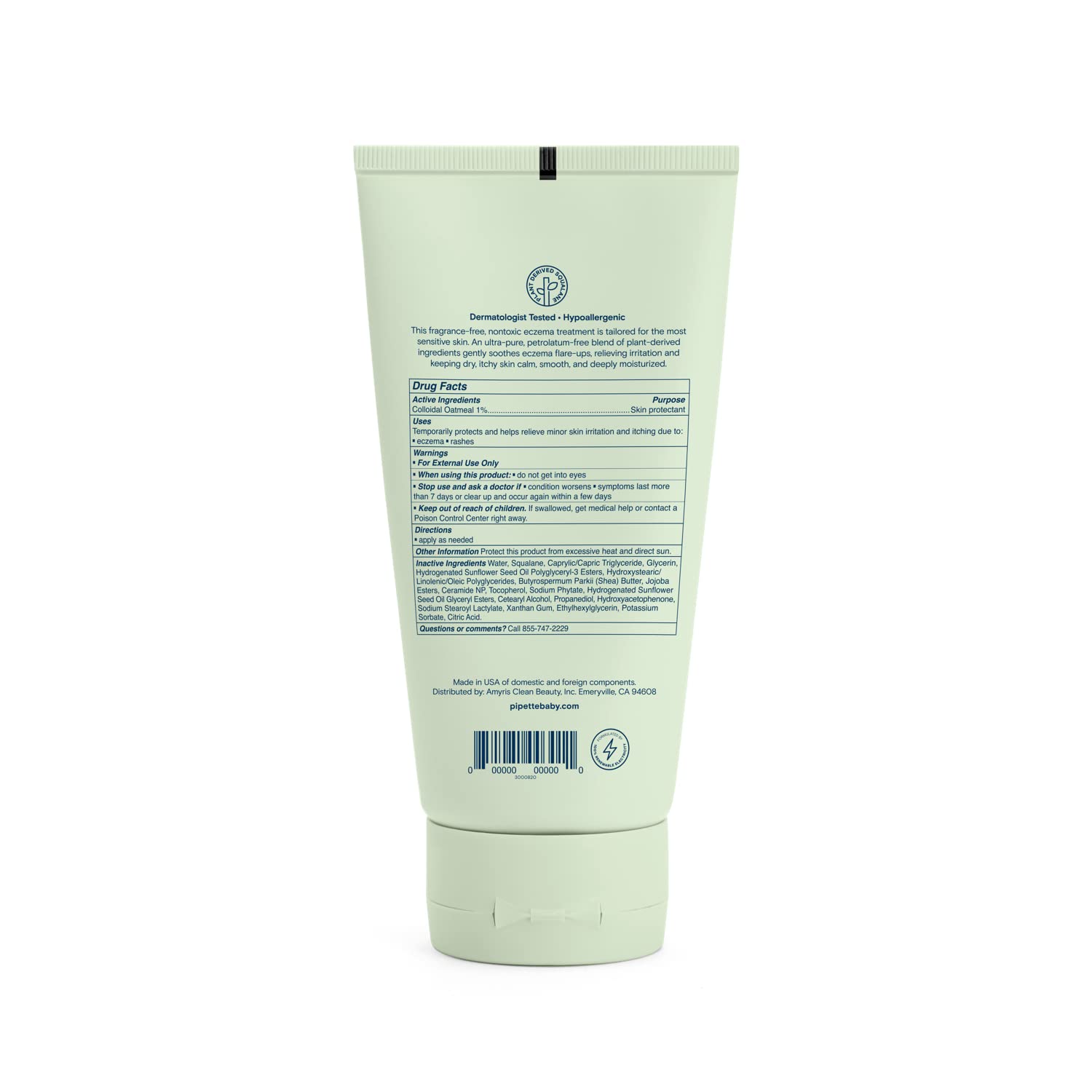 Lotion Eczéma Pipette - Sans parfum pour routine douce et respectueuse.