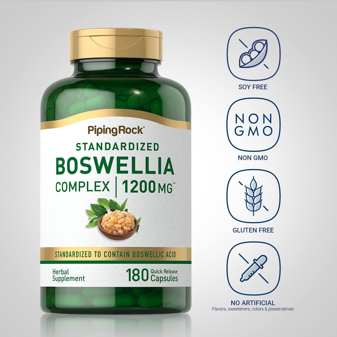 Visuel boswellia Piping Rock avec etiquette et composition standardisee