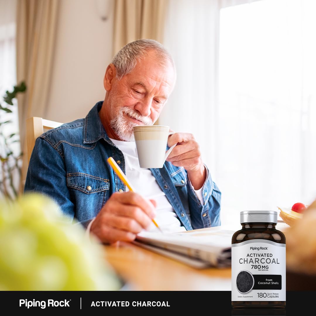 Piping Rock Charbon Actif – emballage robuste facilitant le stockage.