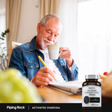 Piping Rock Charbon Actif – emballage robuste facilitant le stockage.