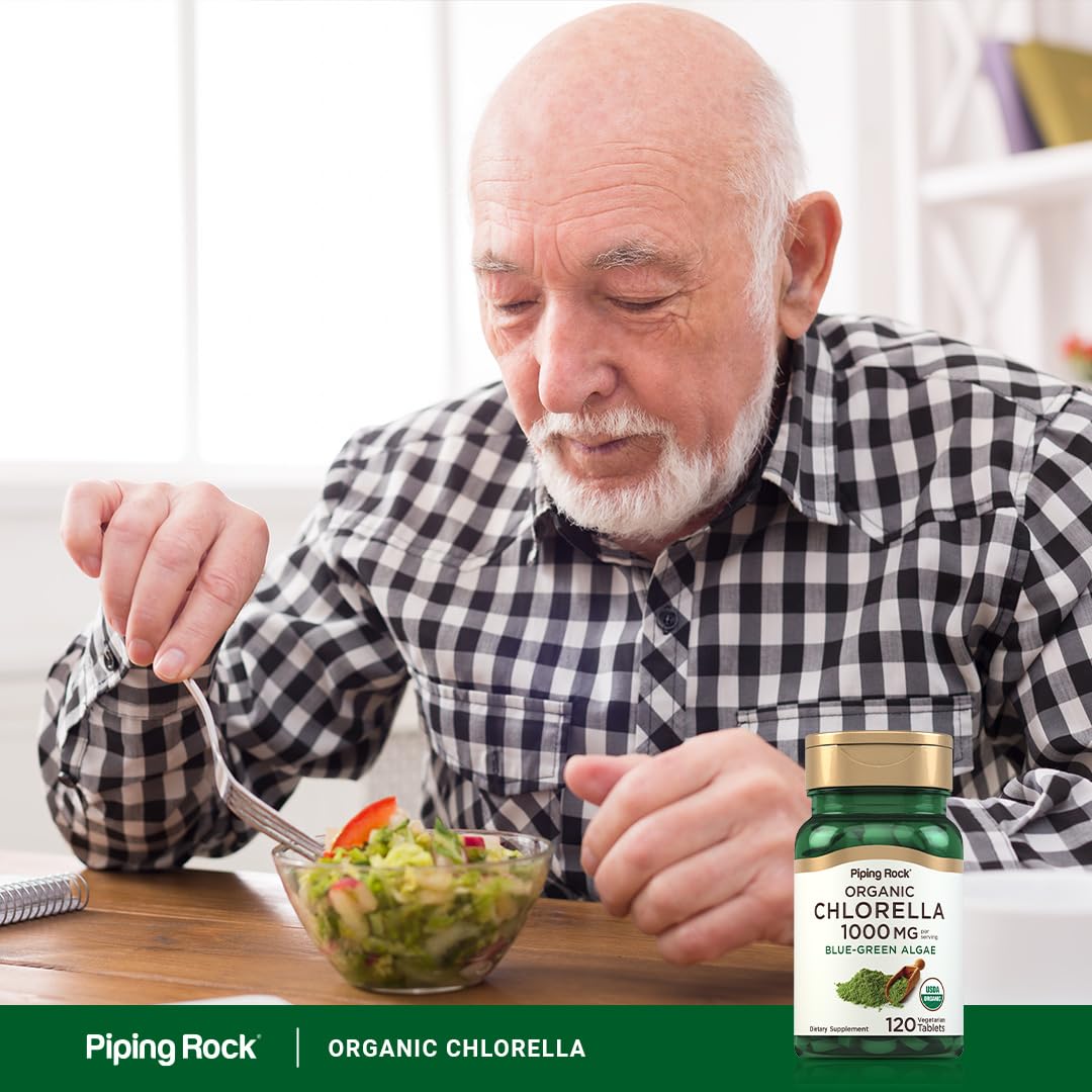 Analyses en laboratoire de Piping Rock Chlorella, traçabilité et ingrédients fiables.