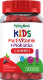 Piping Rock – boîte multivitamines et probiotiques pour enfants, saveur baie-punch.