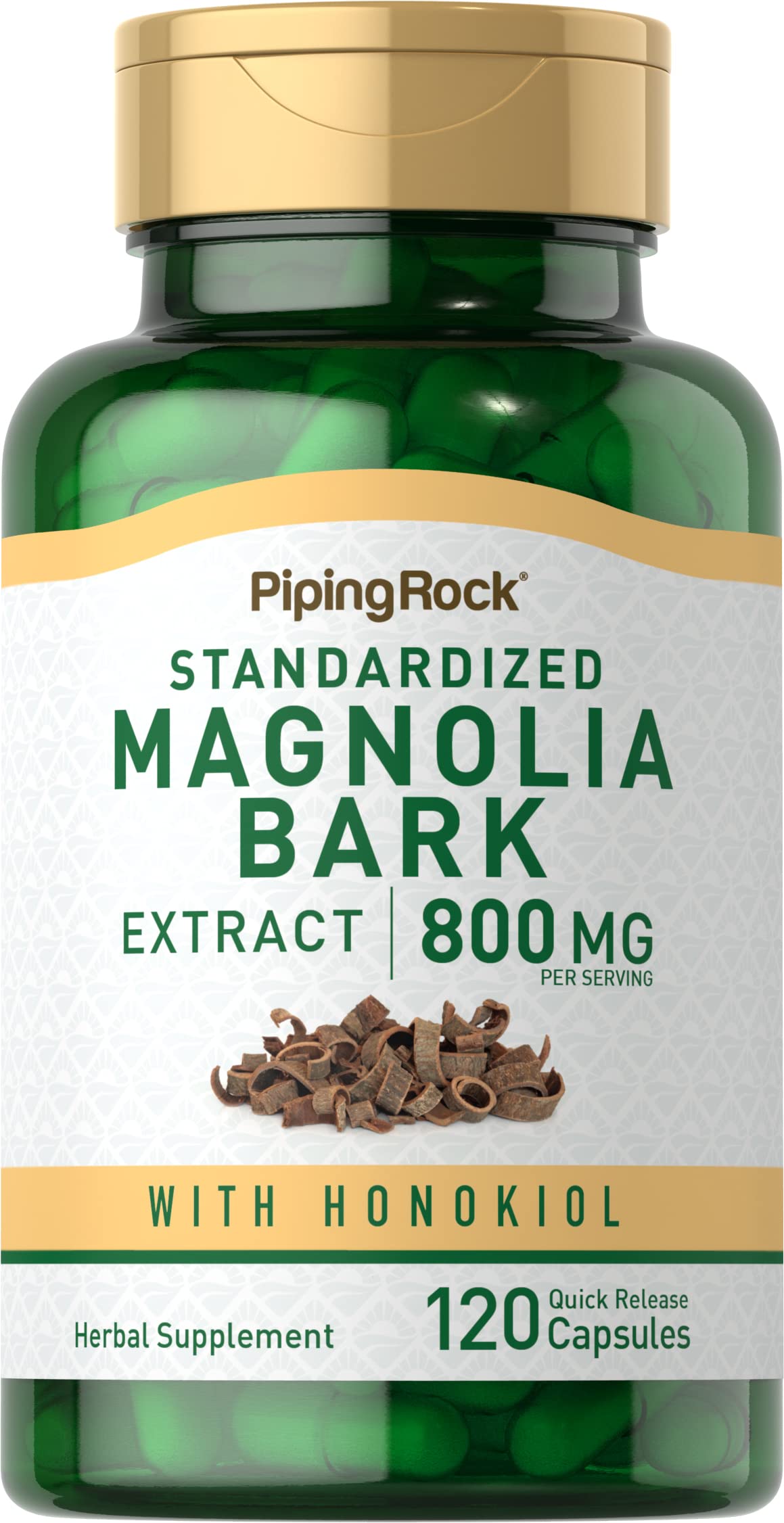 Piping Rock Extrait d’écorce de magnolia – bouteille prête à l’emploi pour votre routine.