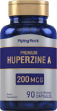 Flacon Piping Rock Huperzine A prêt à l'emploi pour la routine quotidienne.