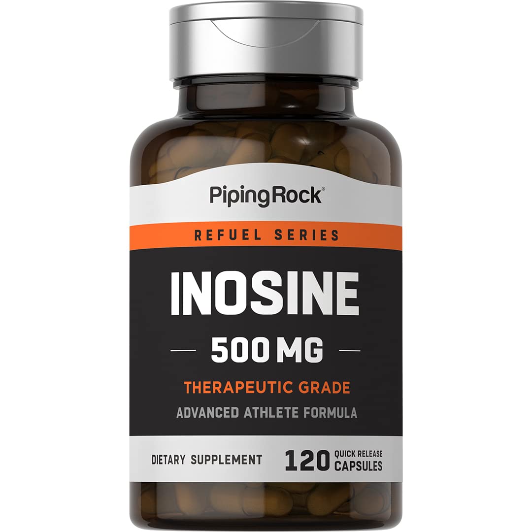 Piping Rock Inosine 500 mg – gelules, pratique pour un quotidien sain et actif.
