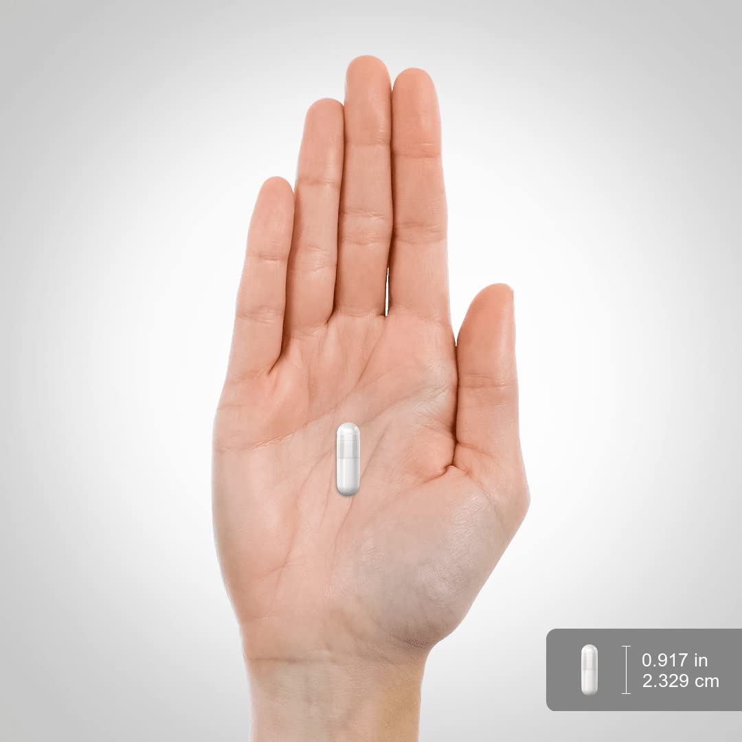 Emballage recyclable de Piping Rock L-Cystéine 500 mg, sans gluten.