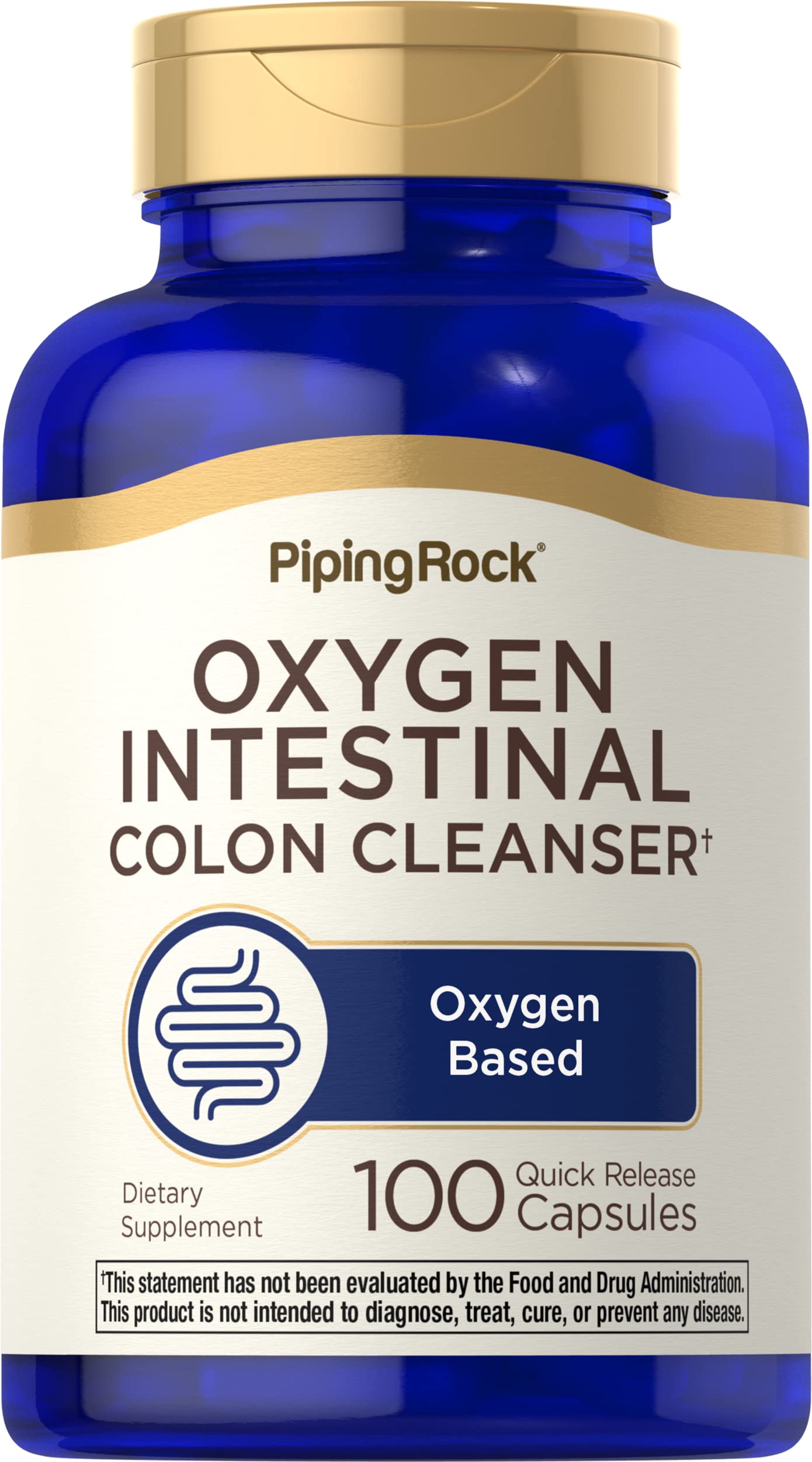 Piping Rock Nettoyage du colon: capsules faciles à prendre pour le confort intestinal.