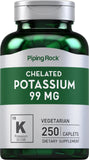 Piping Rock Potassium Gluconate bouteille: apport quotidien facilité