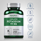 Piping Rock Potassium Gluconate etiquette: informations claires et sans gluten