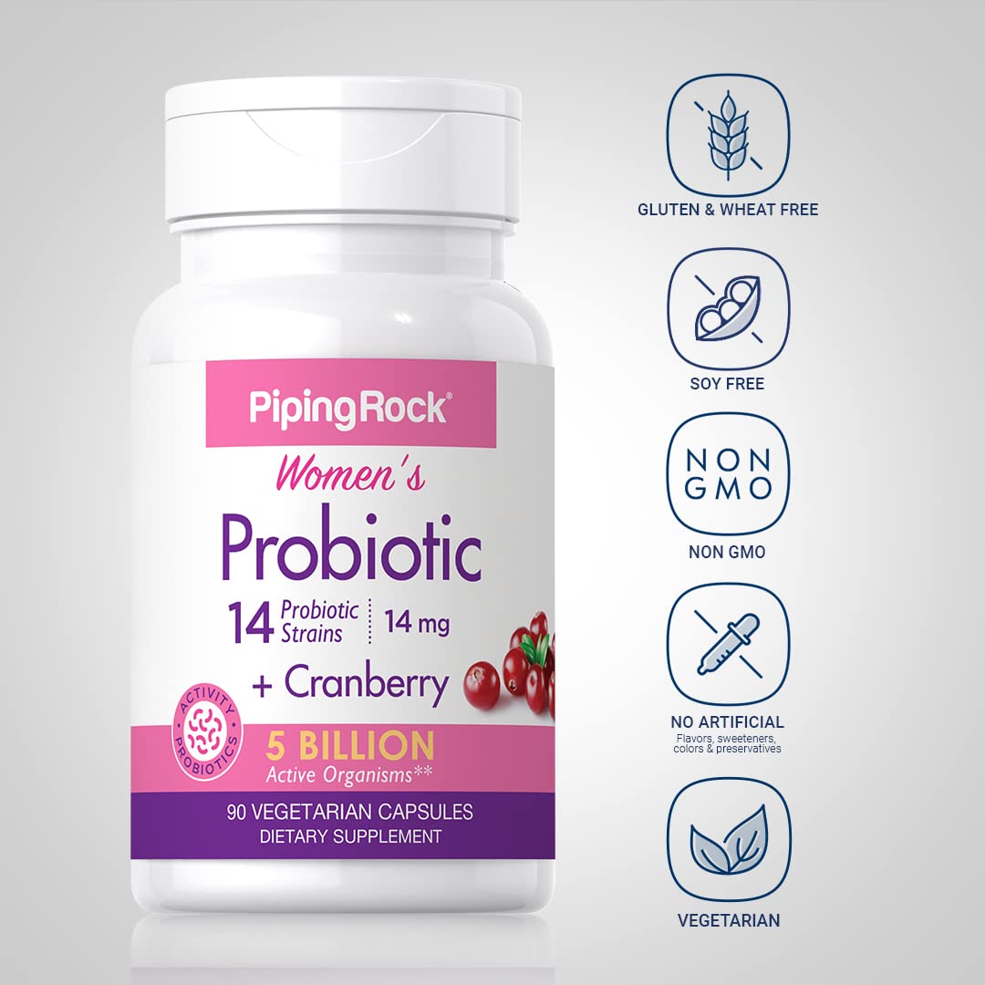 Piping Rock Probiotiques 14-souches – formulation variée pour l'équilibre intestinal.