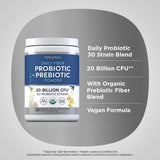 Piping Rock Poudre Probiotiques et Prébiotiques – intégration dans un smoothie nutritif.