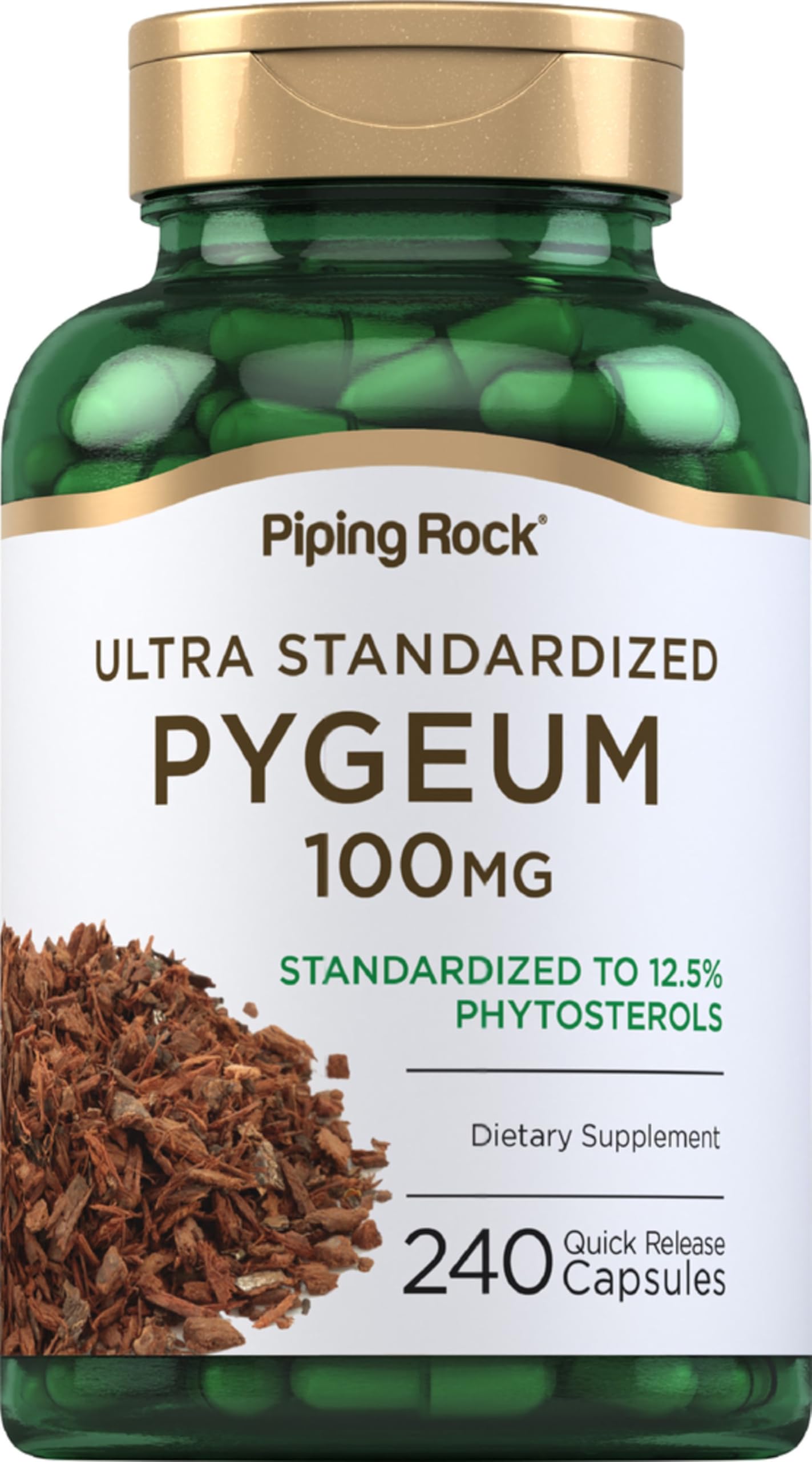 Piping Rock Pygeum, gélules d'extrait concentré pratique au quotidien.