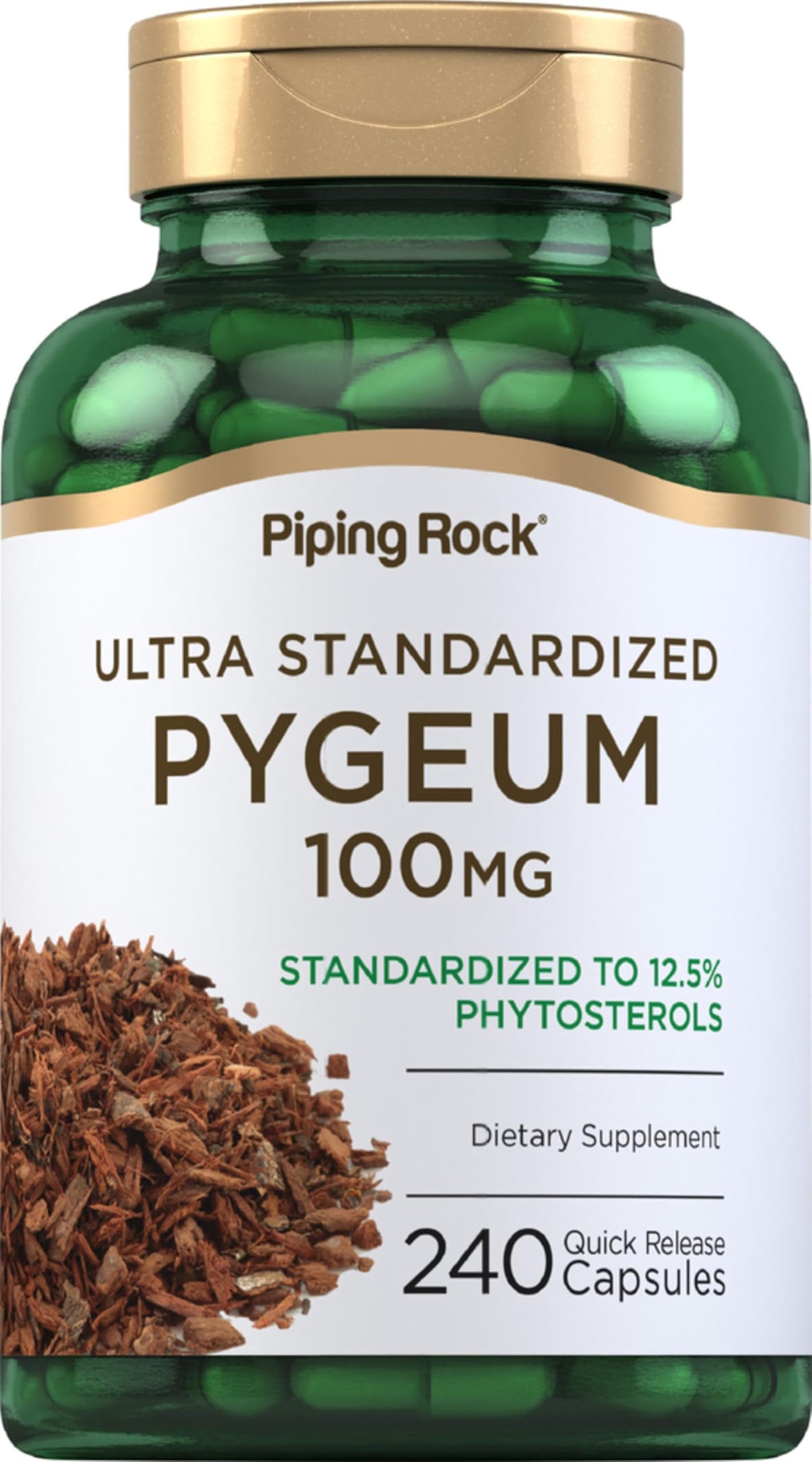 Piping Rock Pygeum, gélules d'extrait concentré pratique au quotidien.