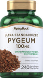 Piping Rock Pygeum, gélules d'extrait concentré pratique au quotidien.