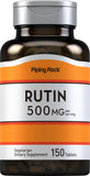 Piping Rock Rutin 500mg — bouteille pratique et dose facile à prendre.