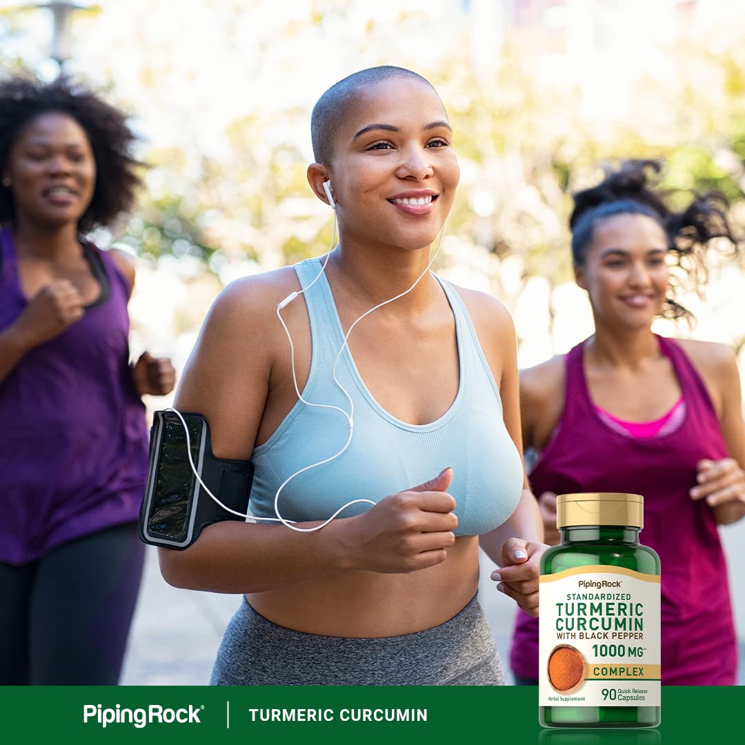 Option sans gluten de Piping Rock Turmeric Curcumin.