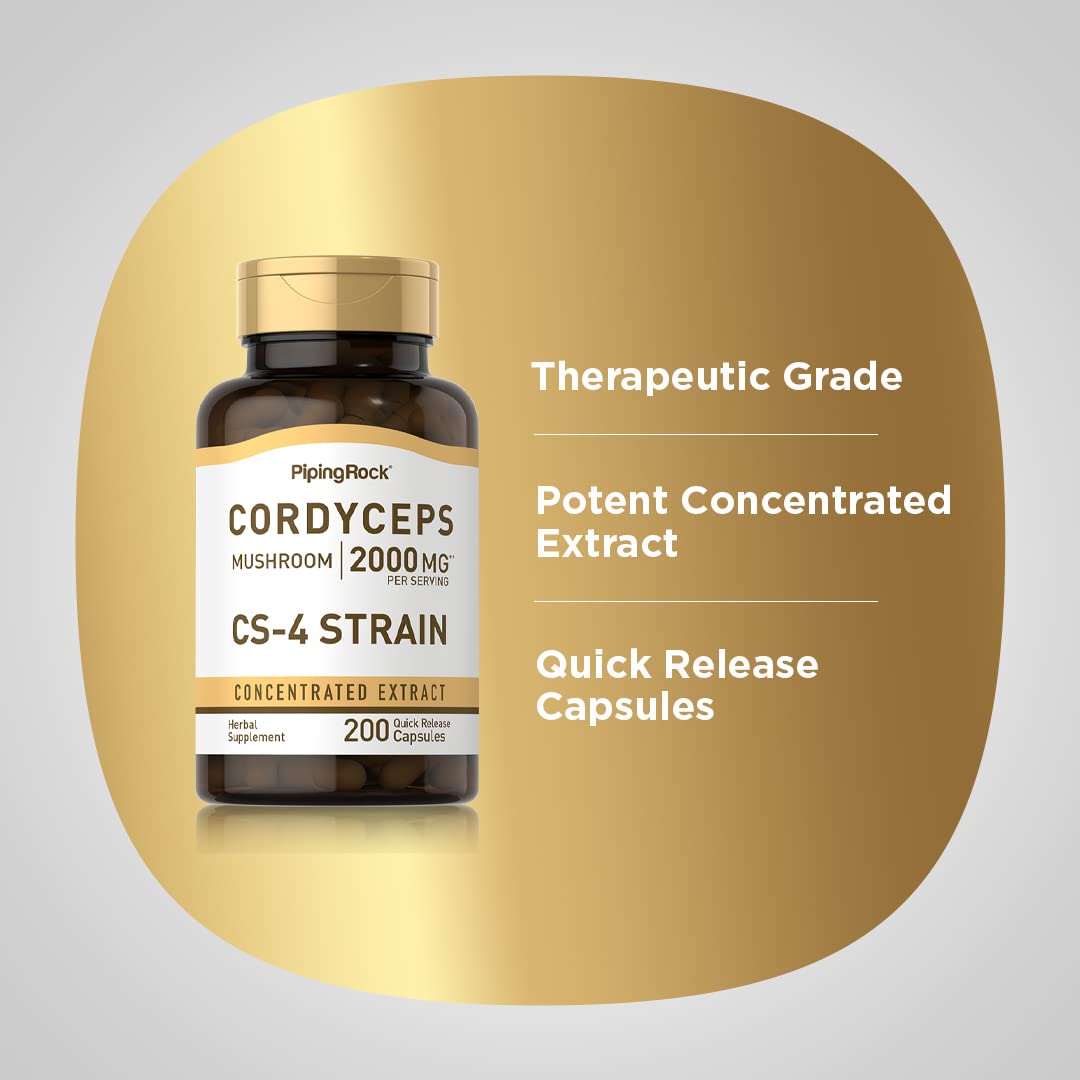 Soutien au style de vie actif avec Cordyceps Piping Rock.