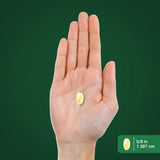 Capsules molles gélifiées Piping Rock ouvertes montrant facilité de prise.