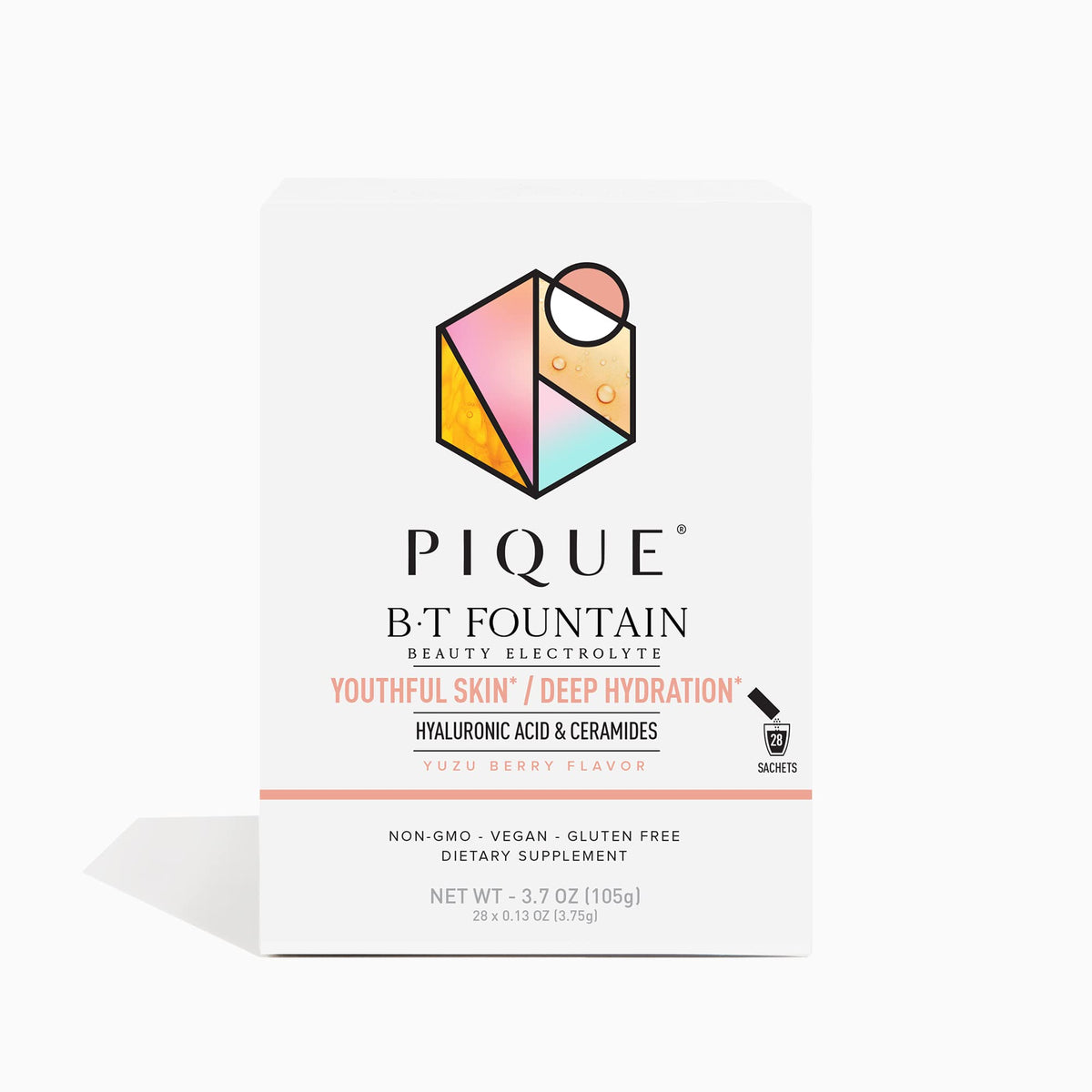 PIQUE BT Fontaine Beauté – emballage élégant favorisant l'hydratation quotidienne