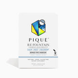 PIQUE R·E FOUNTAIN, poudre électrolytique prête à dissoudre pour hydratation détente.