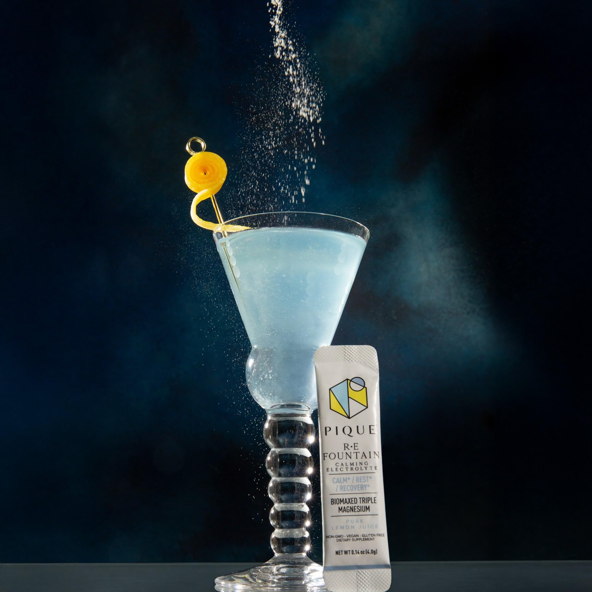 Goût citronnelle-citron frais sans sucre ajouté, PIQUE R·E FOUNTAIN.