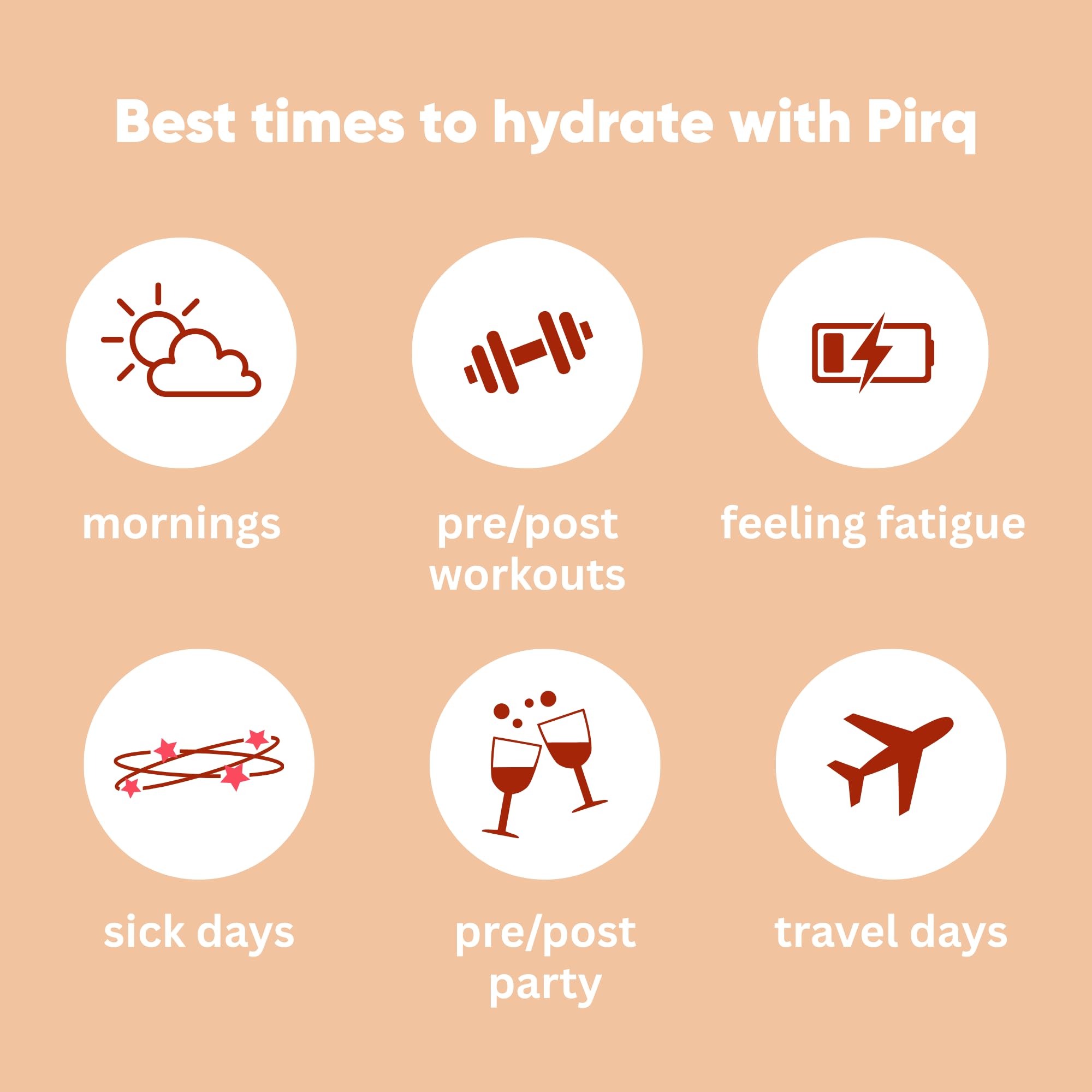 Pirq Hydration pêche — usage nomade, parfait pour salle de sport ou voyage.