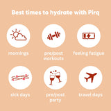 Pirq Hydration pêche — usage nomade, parfait pour salle de sport ou voyage.