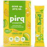 Pirq Hydration, sachet citron-lime : goût frais et hydratation pratique en déplacement.