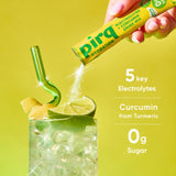 Pirq Hydration, sachet curcumin : saveur agréable et aide possible après l’effort.