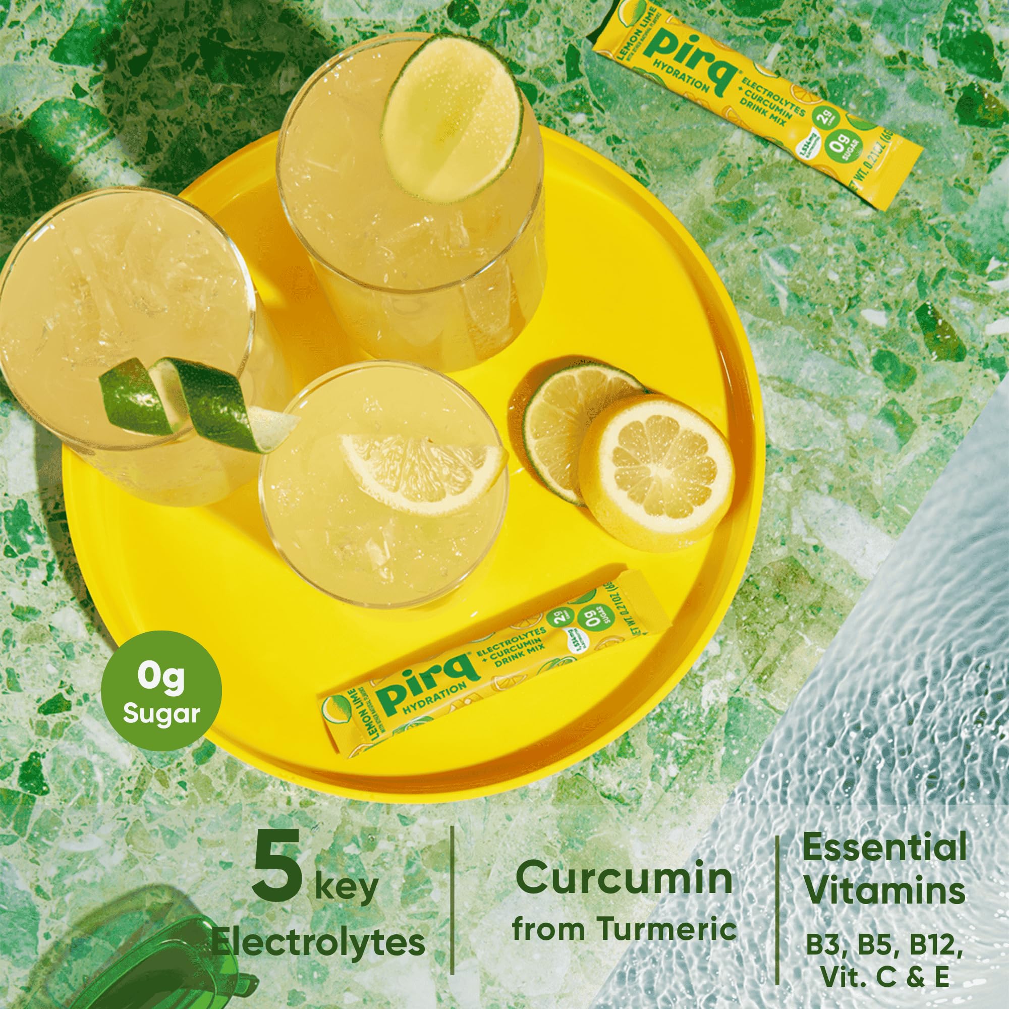 Pirq Hydration, sachet régime céto : compatible avec les habitudes céto.