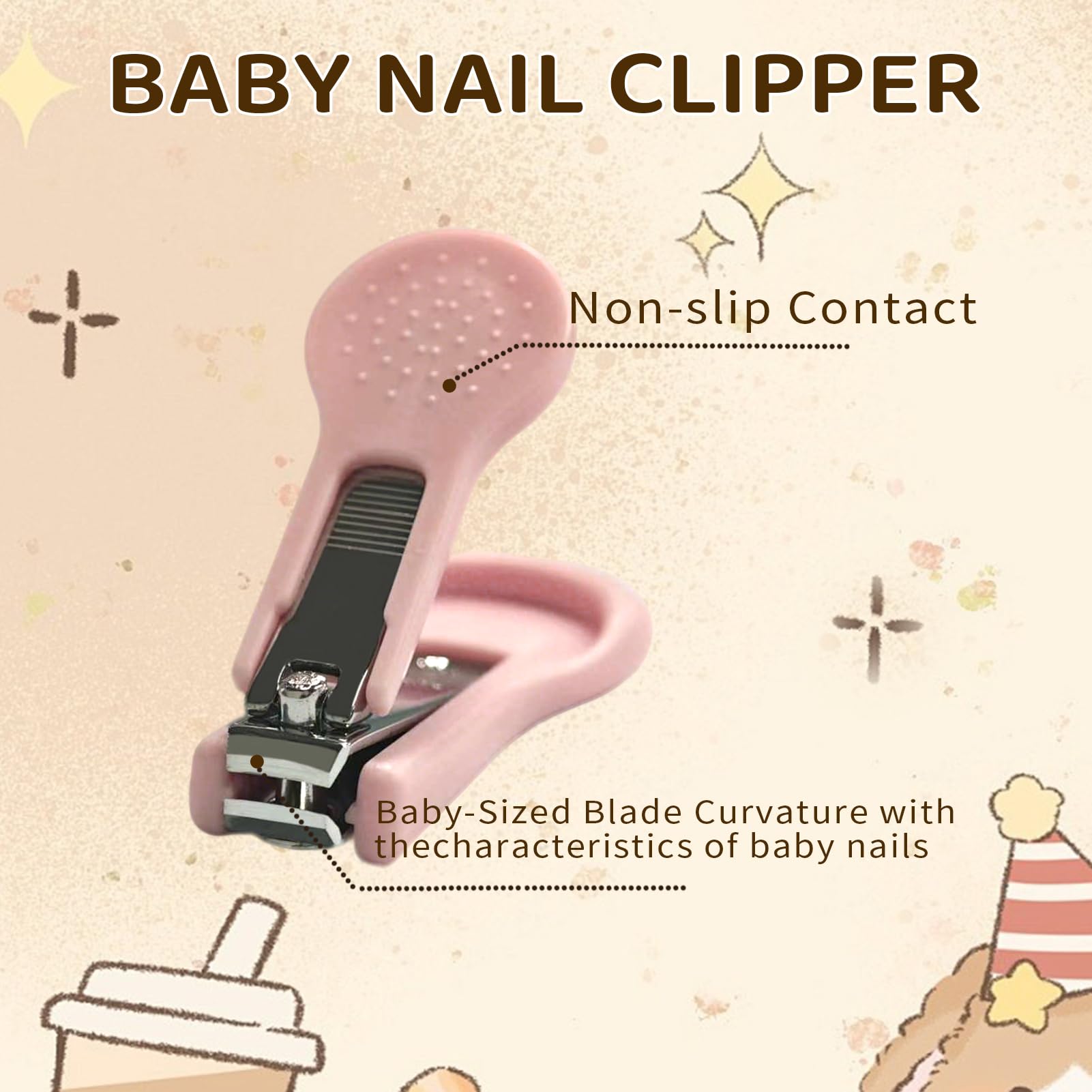 PIXFAIRY ciseaux-bebe-pointe-arrondie: sécurité accrue pour les ongles.