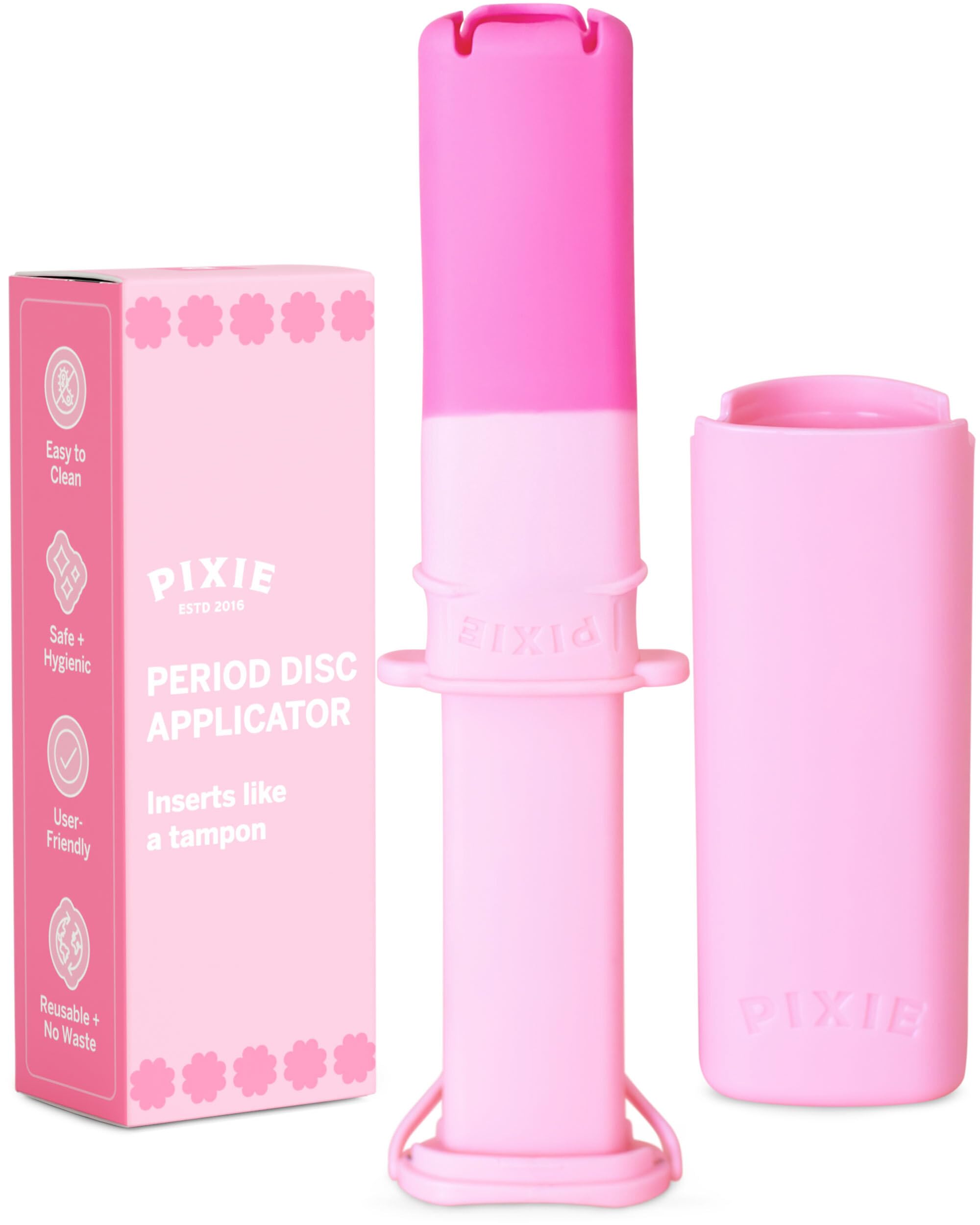 Pixie Cup applicateur-disque-menstruel insertion facile et fluide.
