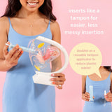 Pixie Cup applicateur – insertion en douceur et gestes simples