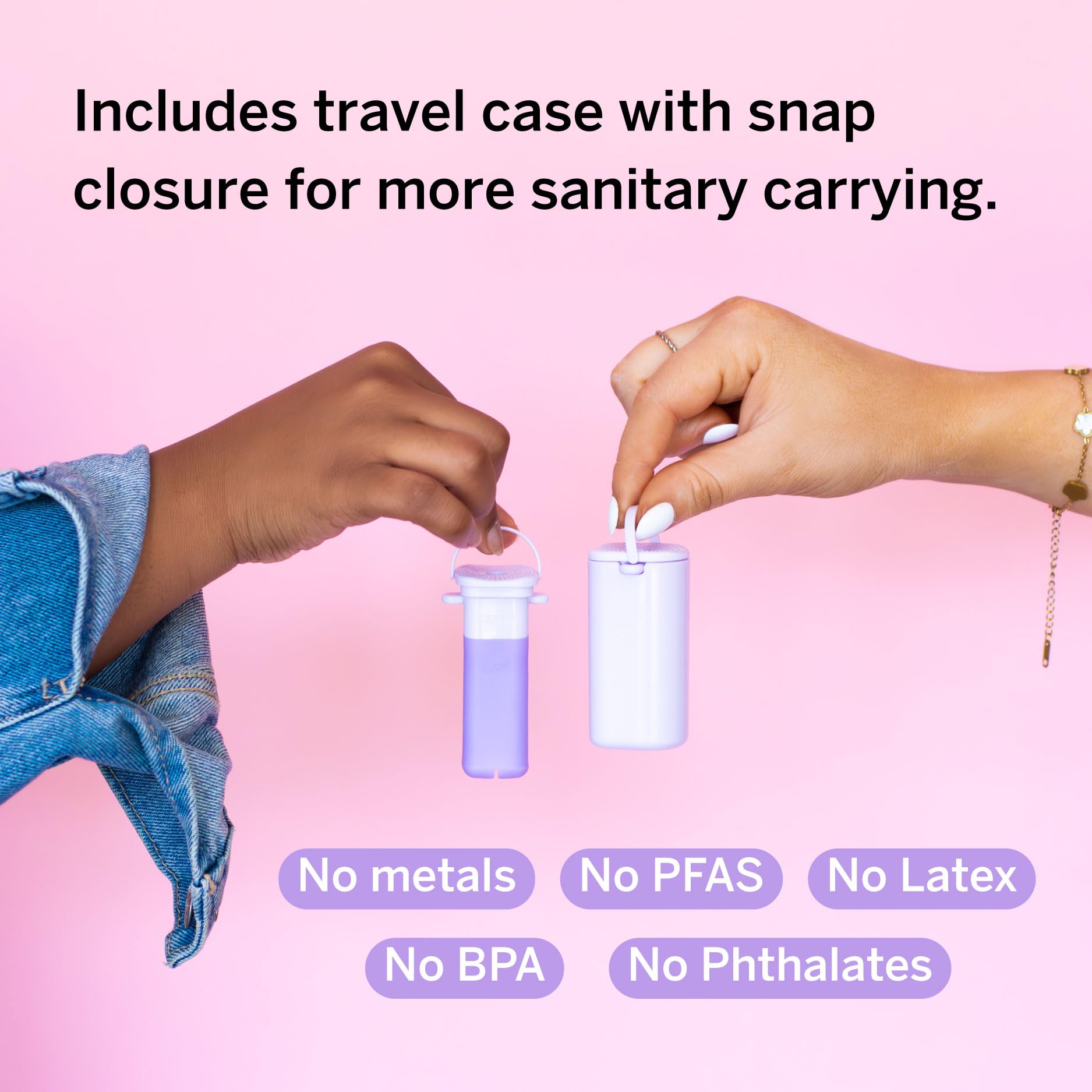 Pixie Cup Applicateur, surface facile à nettoyer après chaque utilisation