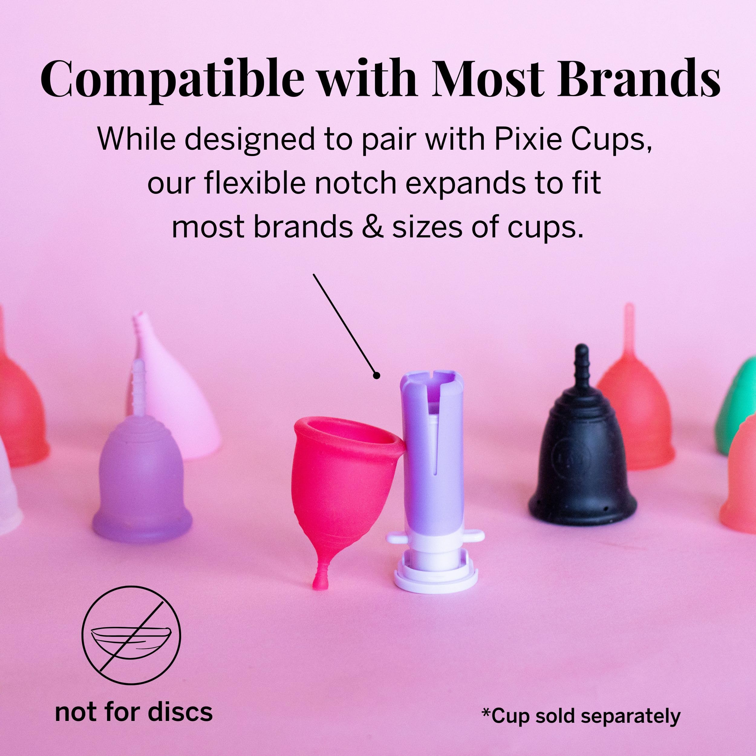 Pixie Cup Applicateur, matériaux sans BPA pour une hygiène fiable