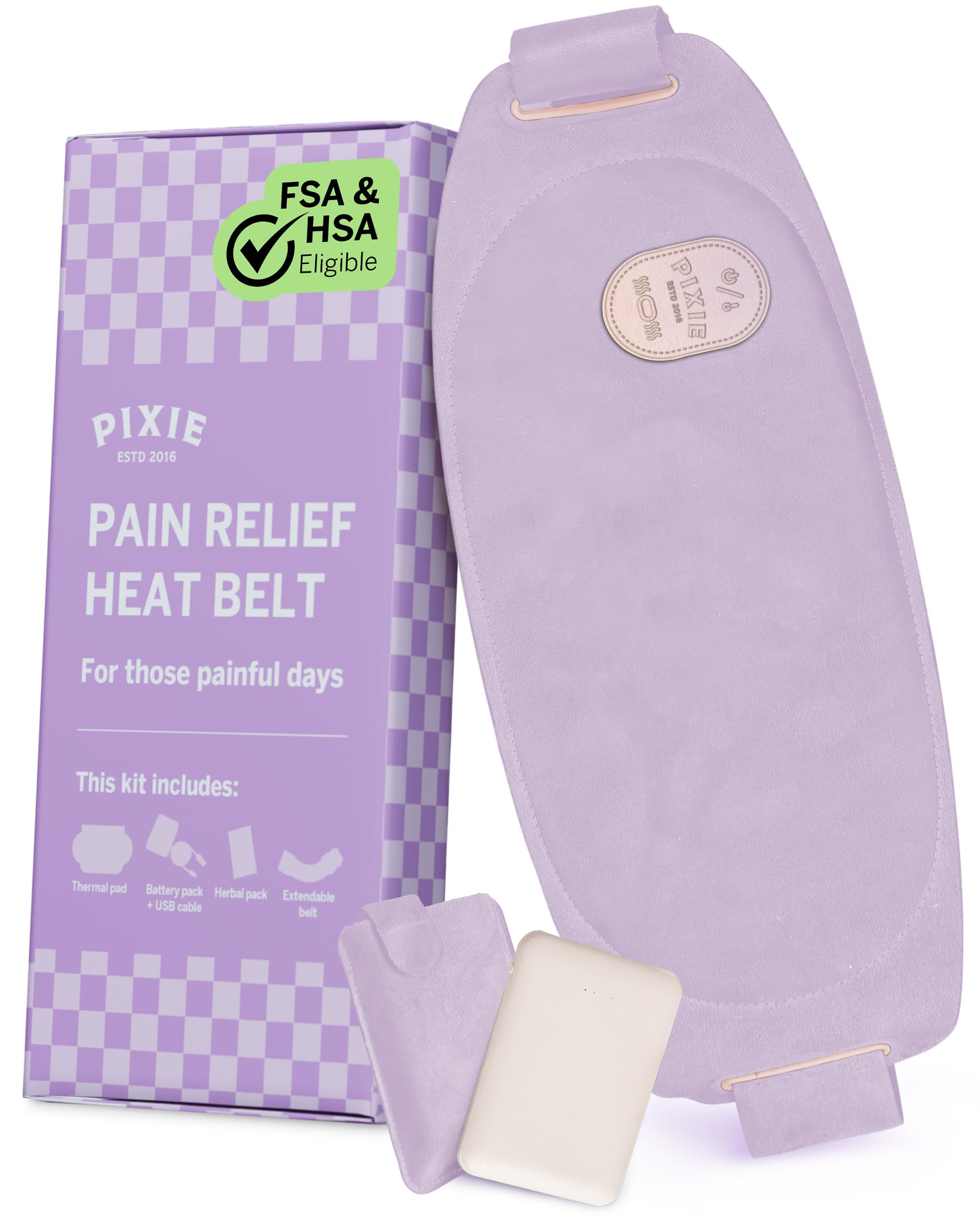 Pixie Cup: ceinture chauffante mince, discrète sous les vêtements.