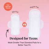 Pixie Cup coton biologique, couverture en gros plan.